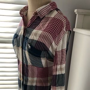 Abercrombie Plaid Button Up Shirt